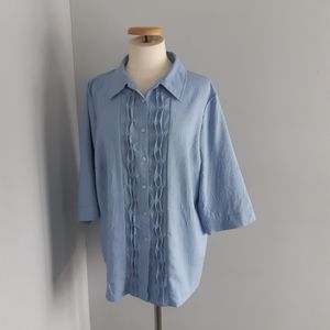 Claire France Women's Button down blouse size 2X
